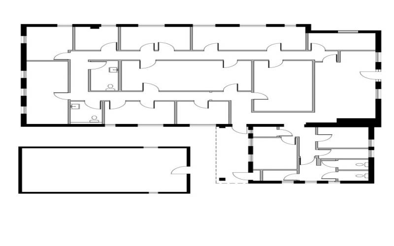 Current floor plan. Tenant can change.