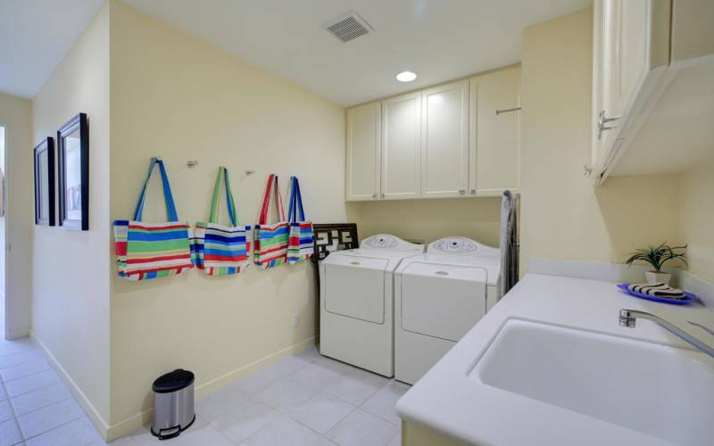 Laundry With Newer Washer & Dryer