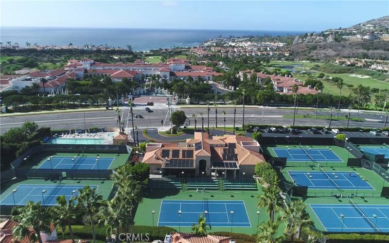 Next to Private Tennis Club (costs separate)