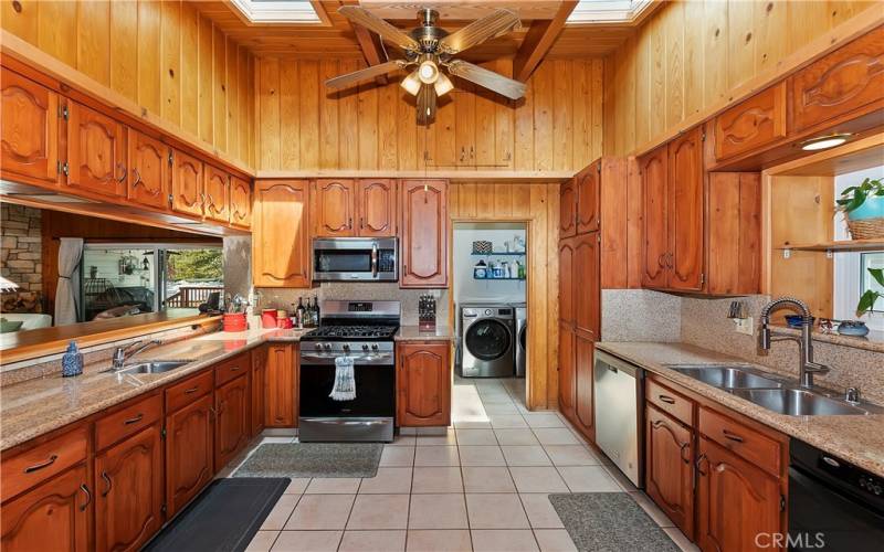 Kitchen With Skylights