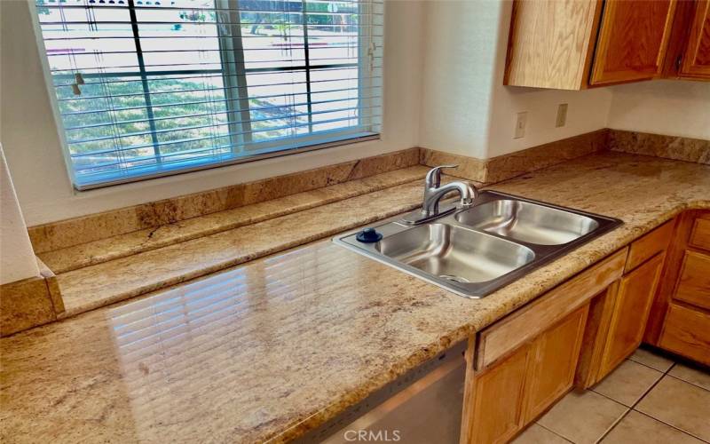 Granite Kitchen countertops with newer appliances