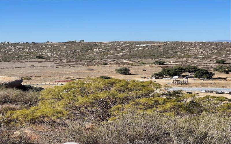 View of parcel from building pad.