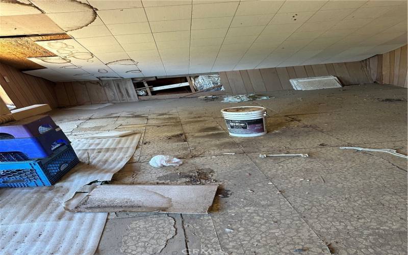 Upstairs room in barn.