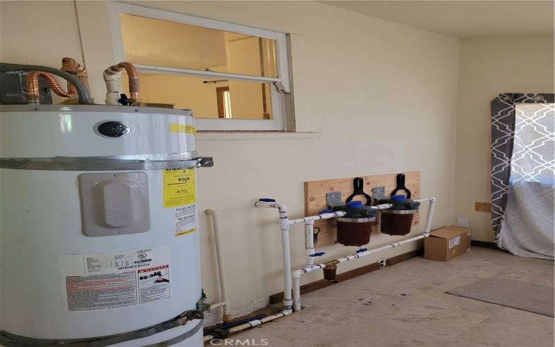 utility room/ water filter