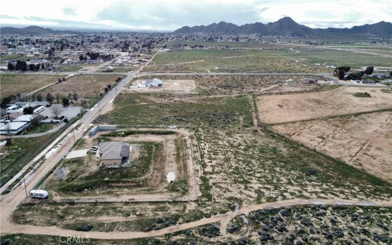 Bird's Eye View, Drone Pic, View of the Neighborhood surrounding the Vacant Lot.