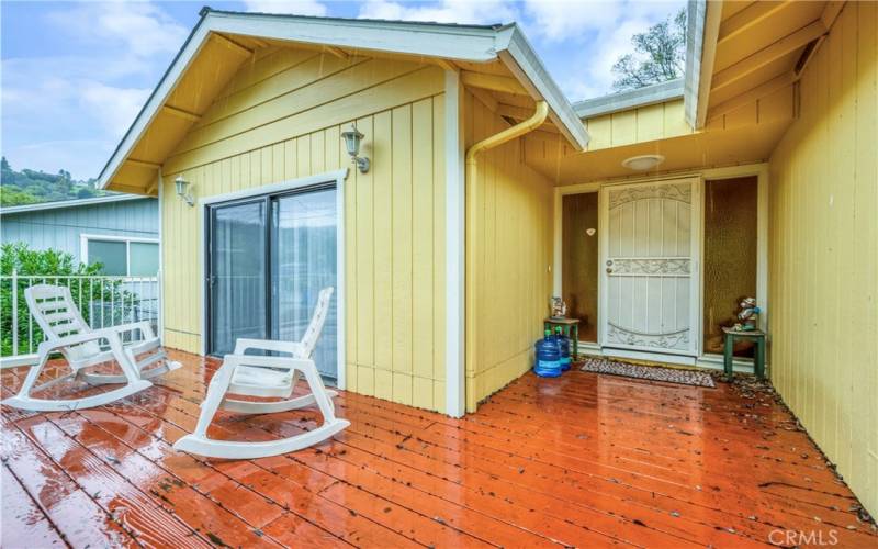 Room to visit on the front porch.