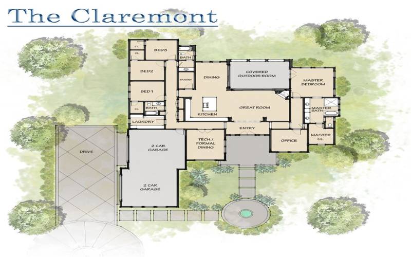 The Claremont Floor Plan