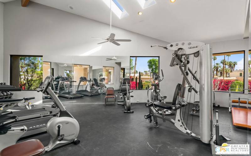 Fitness room at clubhouse