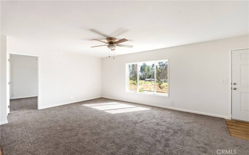 Large open area/living room