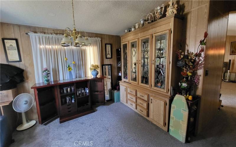 Formal Dining room with hutch