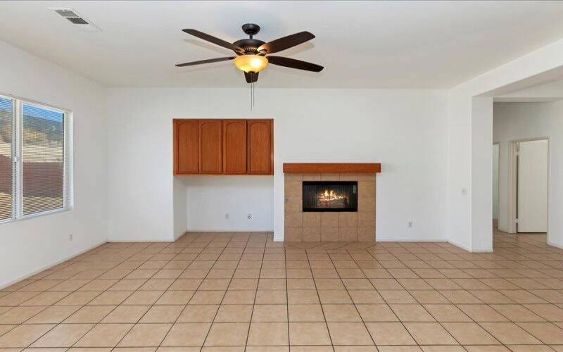 10-Family Room with Fireplace