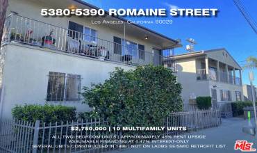 5380 Romaine Street, Los Angeles, California 90029, 20 Bedrooms Bedrooms, ,Residential Income,Buy,5380 Romaine Street,24375779