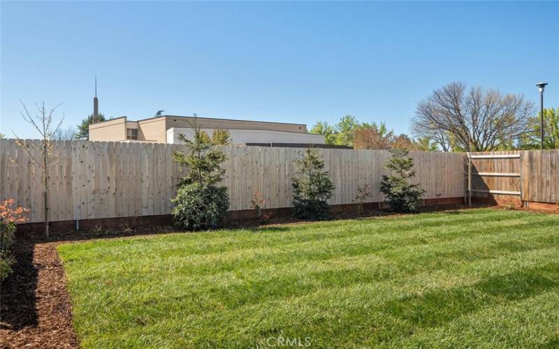 Large Backyard with 7 ft. Privacy Fence