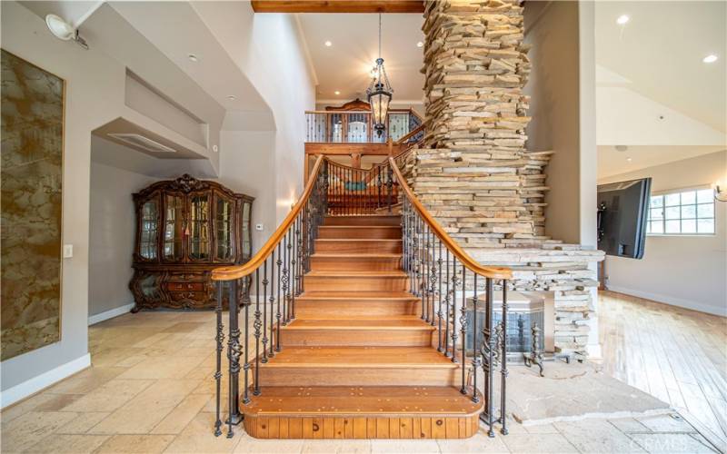 Stunning Entryway and Staircase
