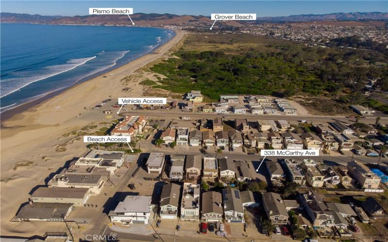 This lot sits one street in to access to the beach!! Also a pathway to Beach Access right up the street...6 houses down to reach the sand!