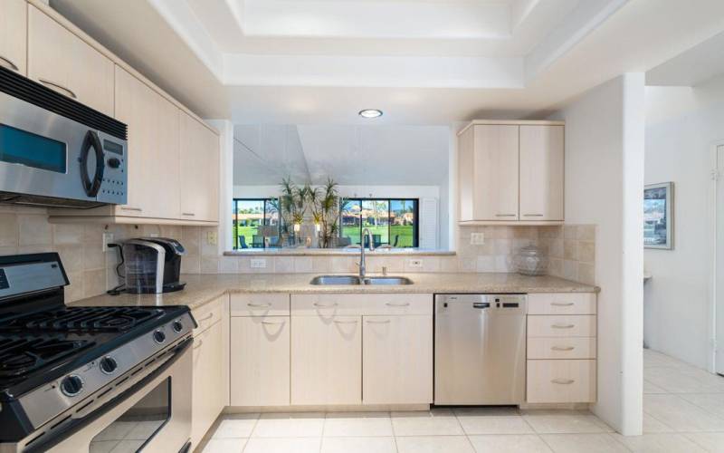 Remodeled kitchen