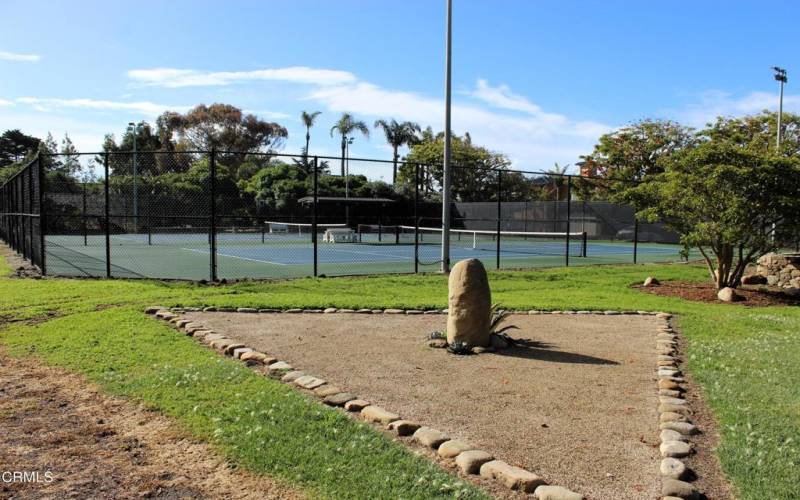 Solimar Beach Common Area Tennis Court