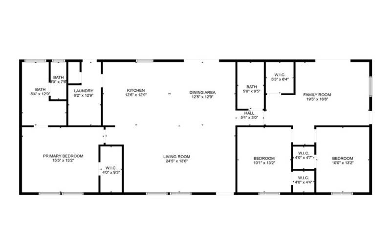 split bedroom floor plan