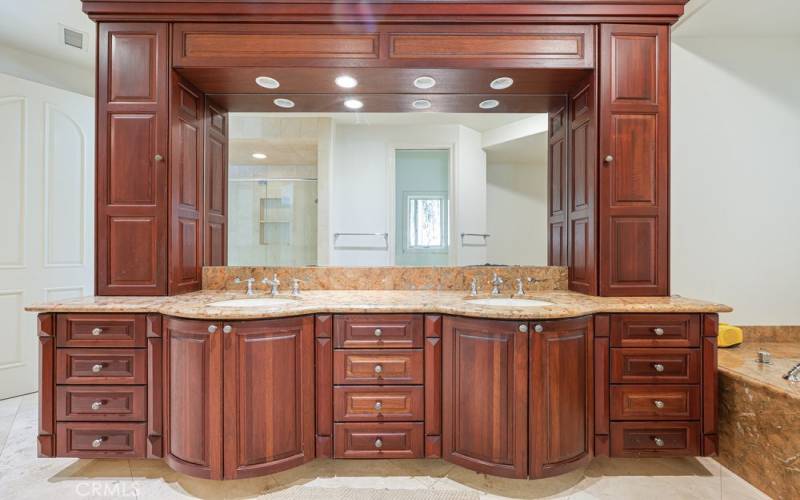 Master bathroom sink