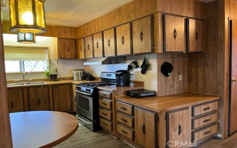 Kitchen has Cabinets Galore