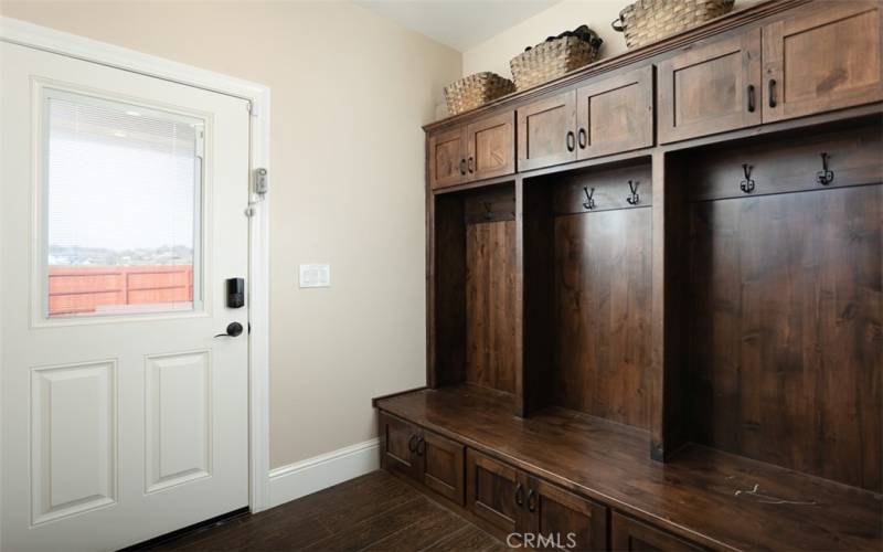 Mud Room - so much storage!