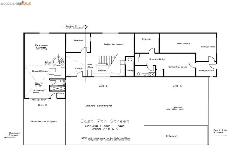East 7th Street_Ground Floor Plan_A B C