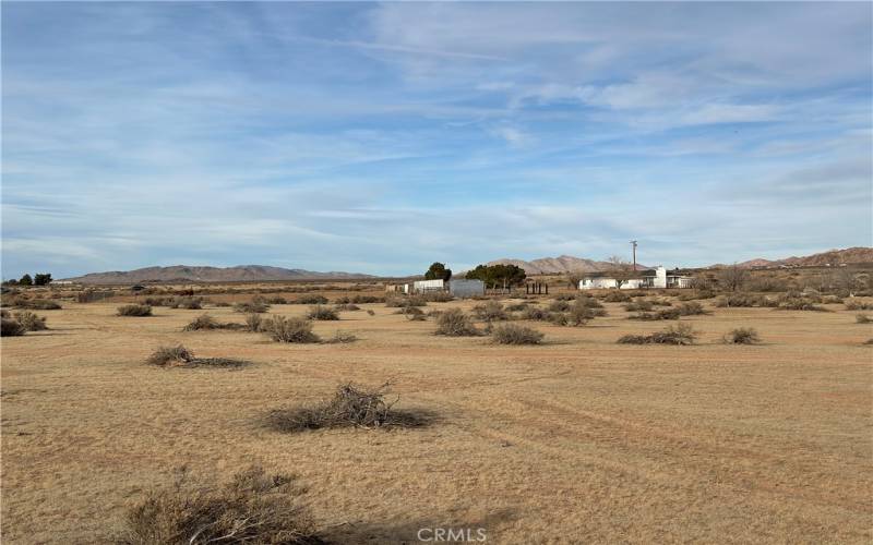 View looking towards the horse ranch just in front of the lot towards Waalew