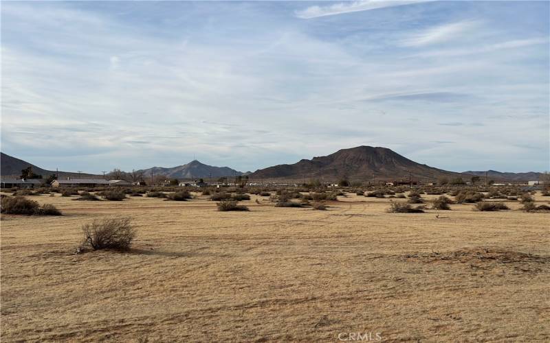 View looking towards the horse ranch just in front of the lot towards Waalew