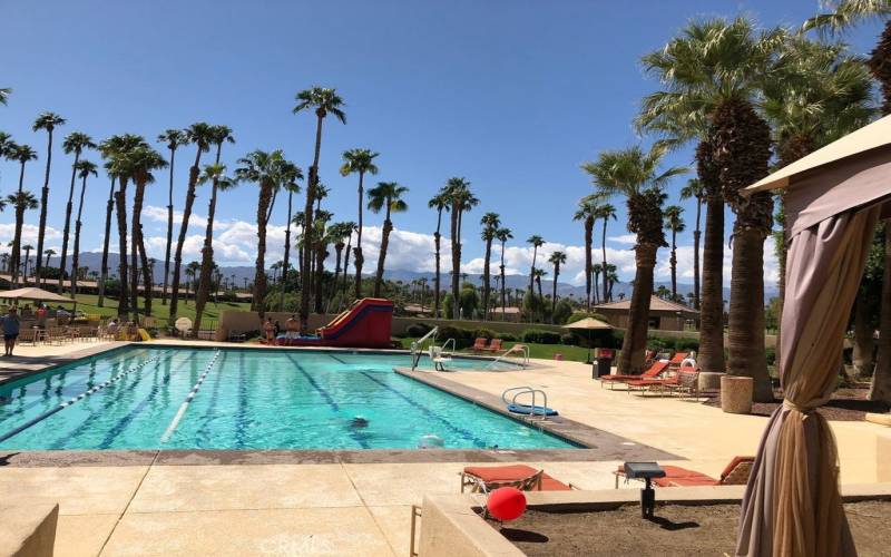 Swimming Pool with Cabanas