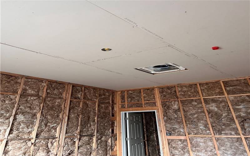 Recessed ductless HVAC in ceilings