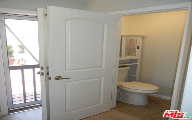 Laundry room and back door