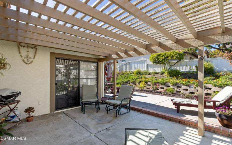 Covered patio