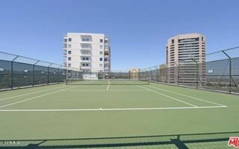 Tennis Court on Roof