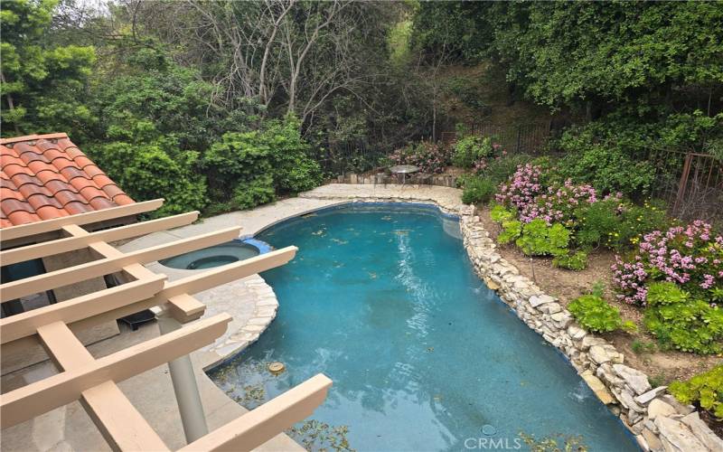 pool from balcony