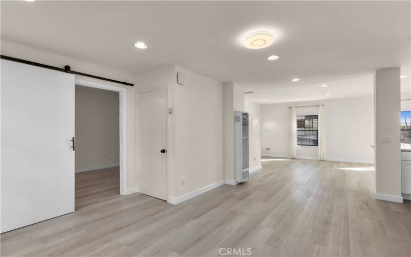 Looking towards dining room and entry of Second Bedroom