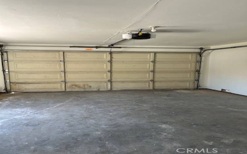 2 car attached garage