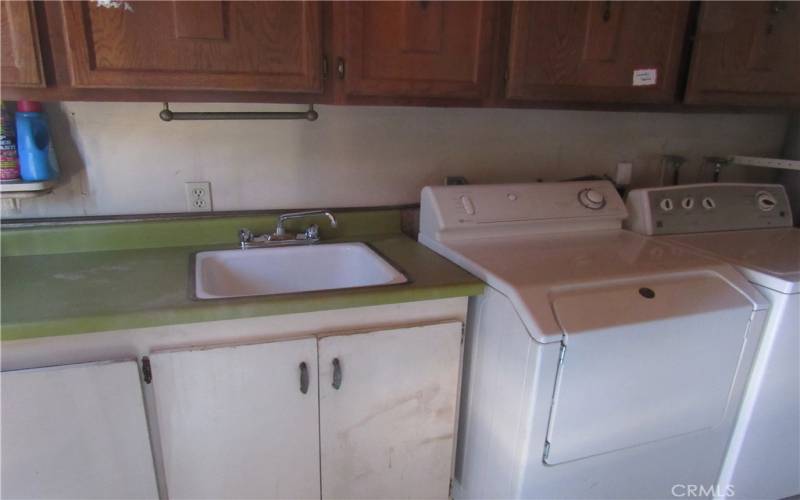 Sink and more cabinets