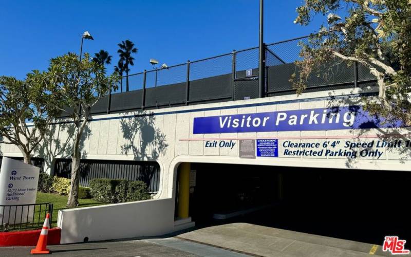 Visitors parking