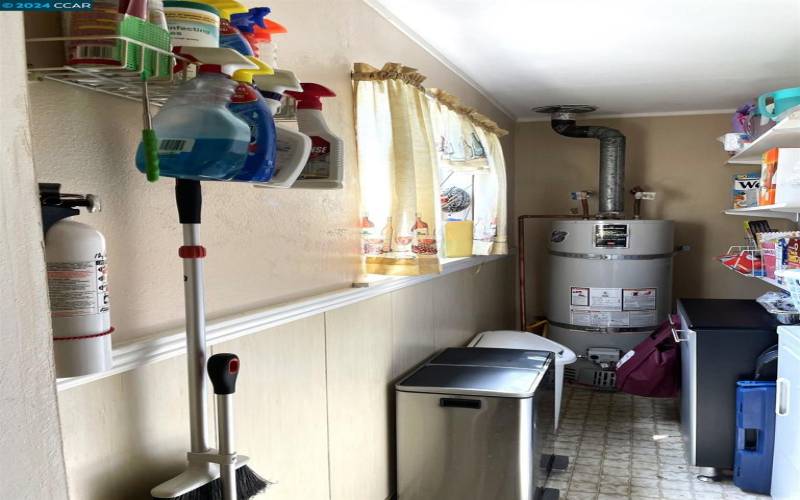 pantry-laundry area