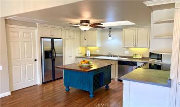 Incredible kitchen with upgraded appliances and island.