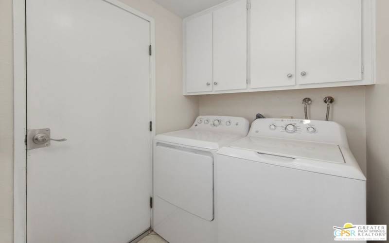 Washer and Dryer off Kitchen