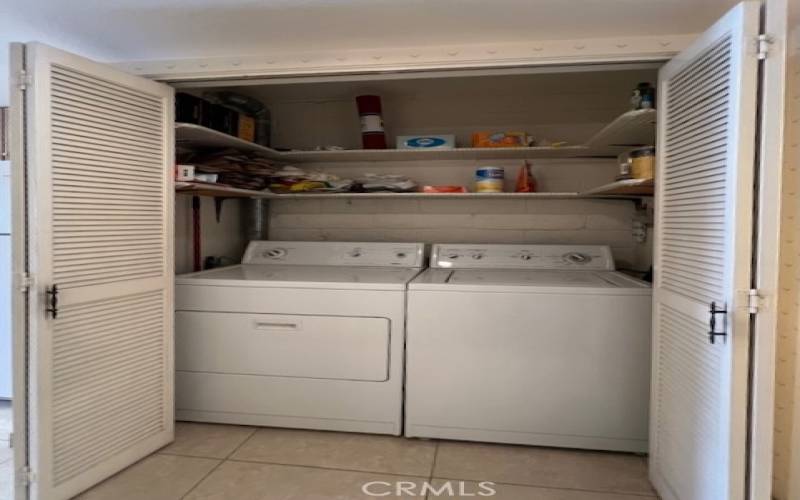 Laundry in Kitchen