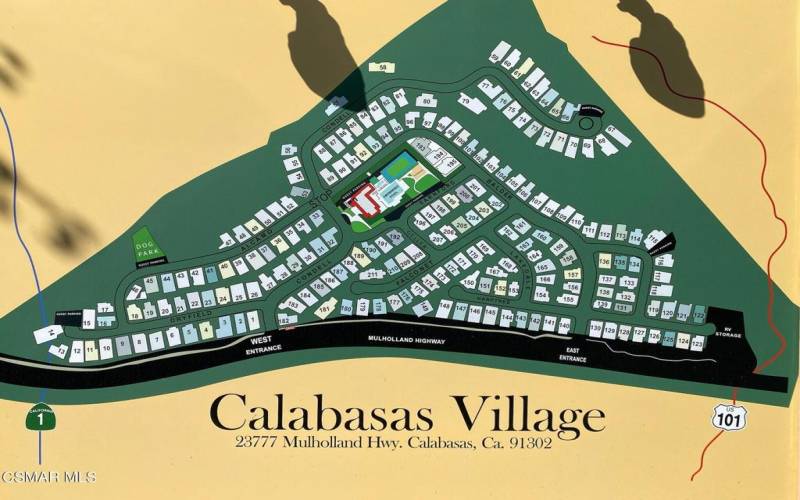 Calabasas Village Park Map