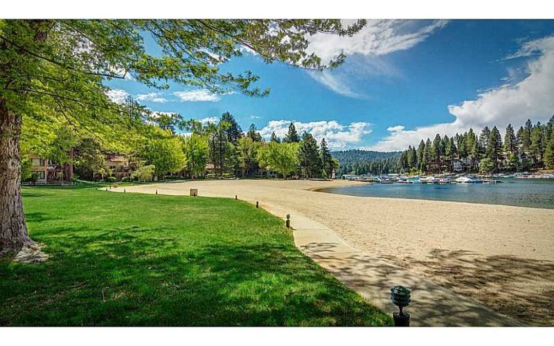 Largest private beach in Lake Arrowhead