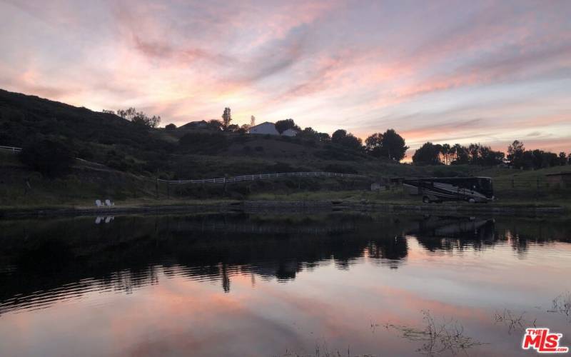 Pond at Sunset