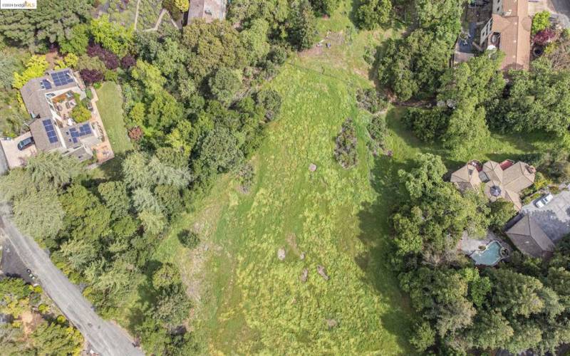 Aerial View of Land