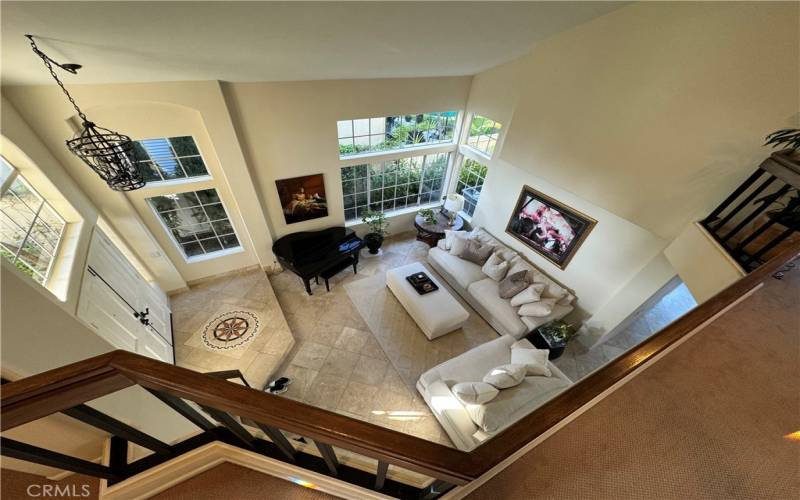 View of Livingroom from upstairs