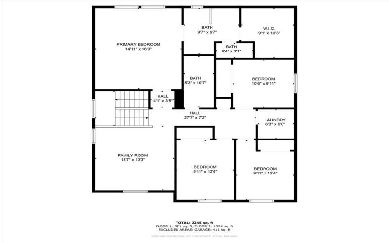 Floorplan - Upstairs