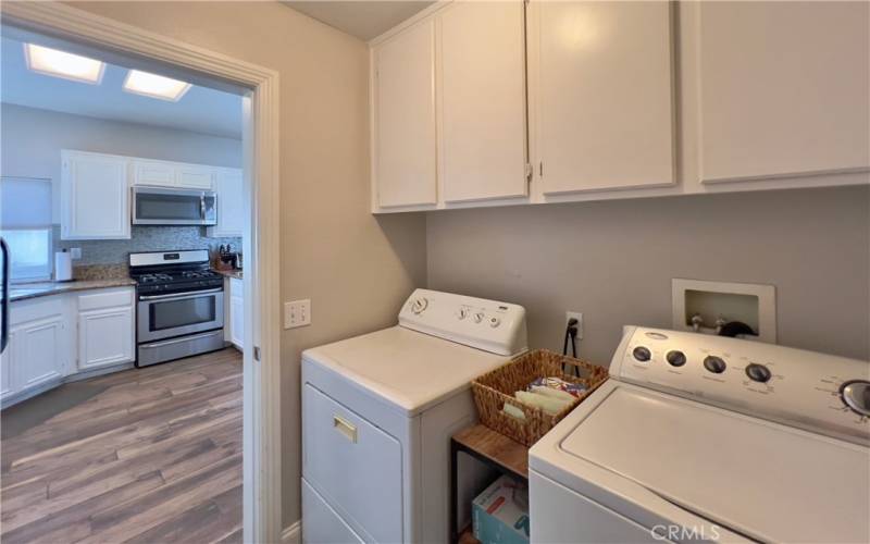 Individual Laundry Room Off Kitchen