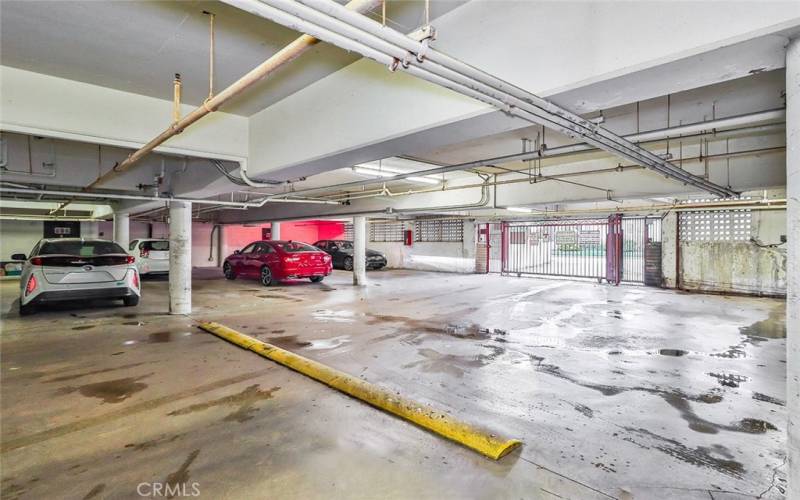 garage parking secured underground